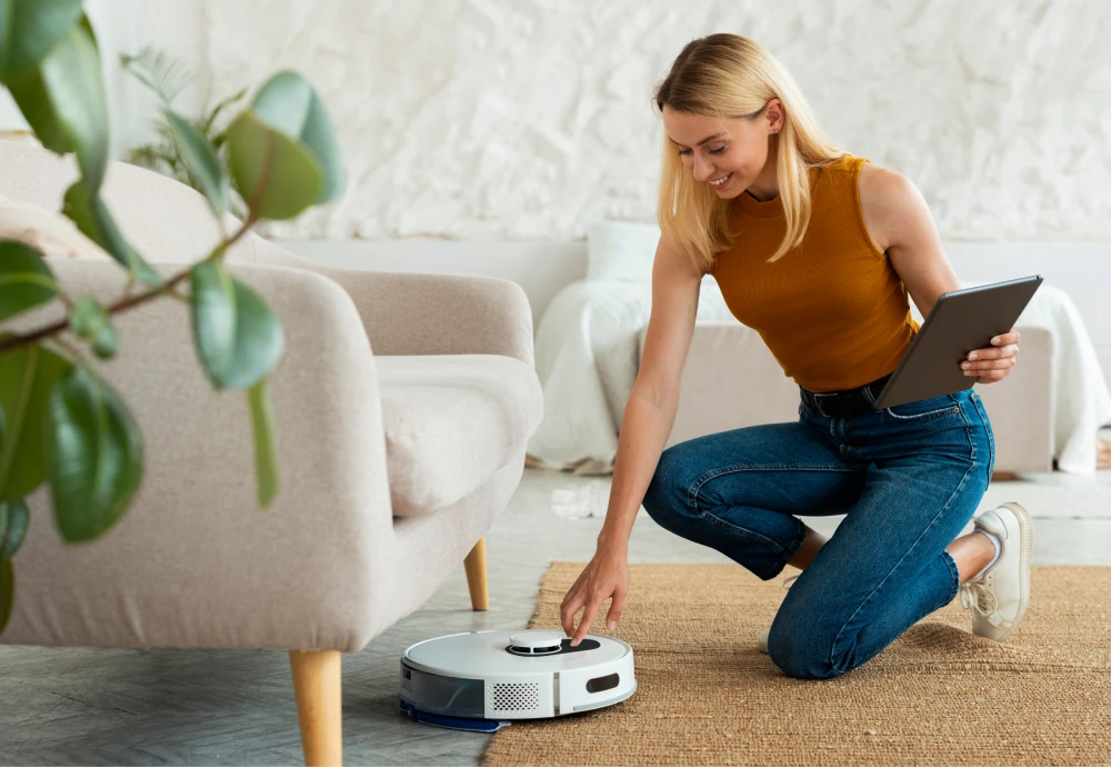 robot vacuum cleaner with docking station